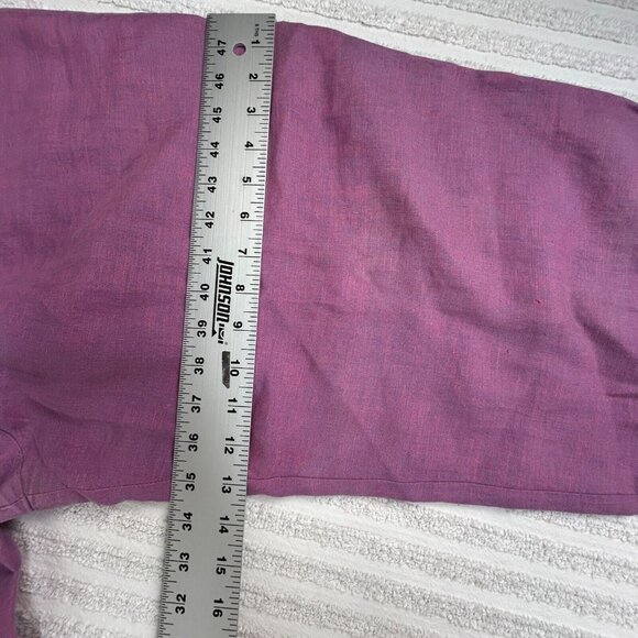 Nino Wong Womens Tank Top & Pants Outfit Set Purple Lagenlook Canvas Lightweight - Picture 10 of 15